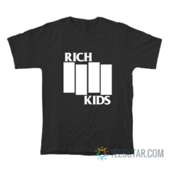 Rich Kids Black Flag Parody T-Shirt