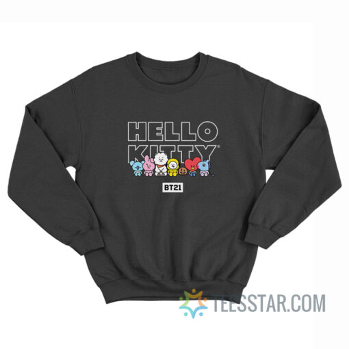 BTS BT21 x Hello Kitty Collaboration Sweatshirt