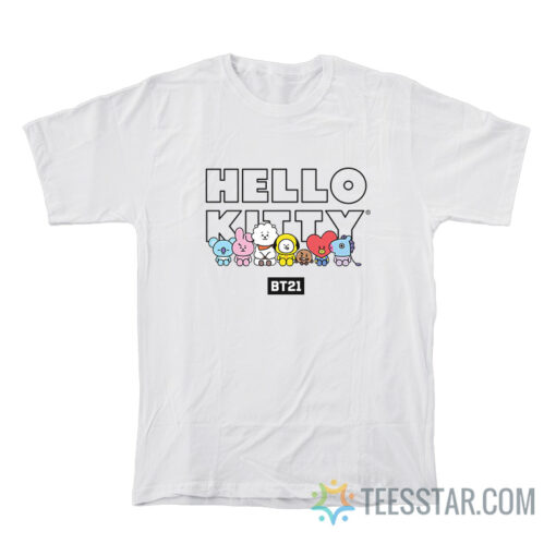 BTS BT21 x Hello Kitty Collaboration T-Shirt