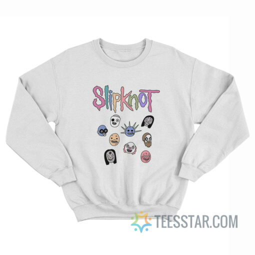 Cute Slipknot Character Cartoon Sweatshirt