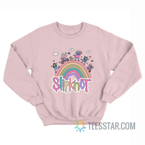 Cute Slipknot Rainbow Cartoon Sweatshirt