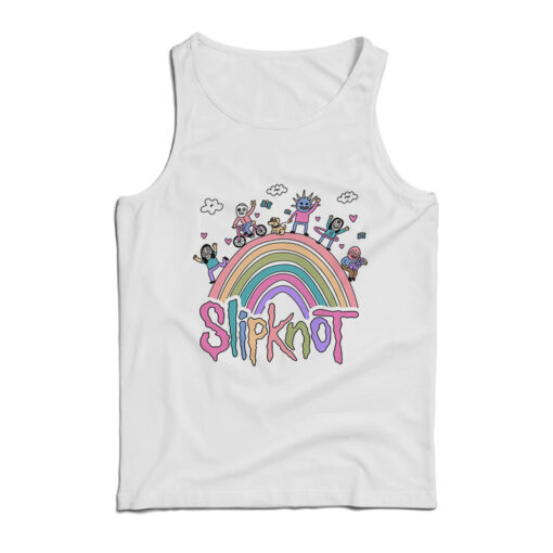 Cute Slipknot Rainbow Cartoon Tank Top