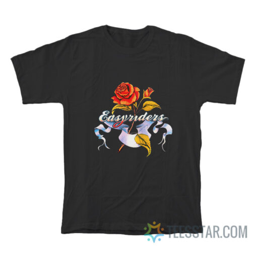 Easyriders 1985 Red Rose T-Shirt