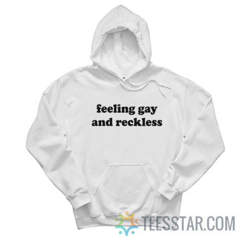 Feeling Gay And Reckless Hoodie