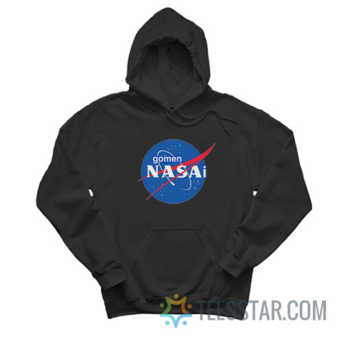 Gomen Nasai Nasa Logo Parody Hoodie