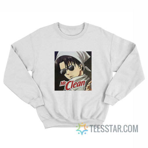 Levi Ackerman Mr Clean Sweatshirt