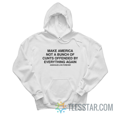 Make America Not A Bunch Of Cunts Offended By Everything Again Hoodie