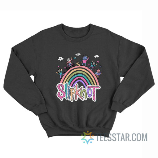 Cute Slipknot Rainbow Cartoon Sweatshirt