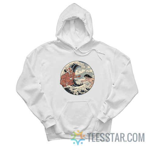 The Great Titans Kanagawa Wave Hoodie