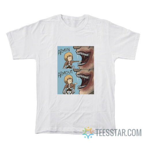 Armin Armout Attack On Titan Meme T-Shirt