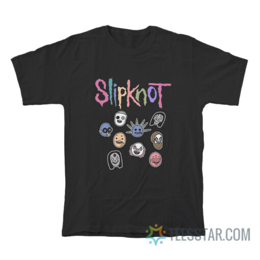 Cute Slipknot Character Cartoon T-Shirt