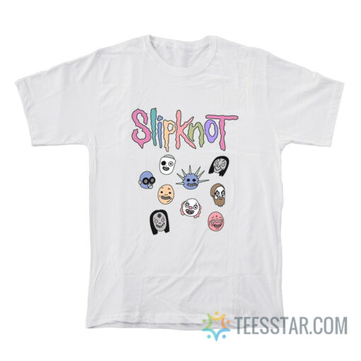 Cute Slipknot Character Cartoon T-Shirt