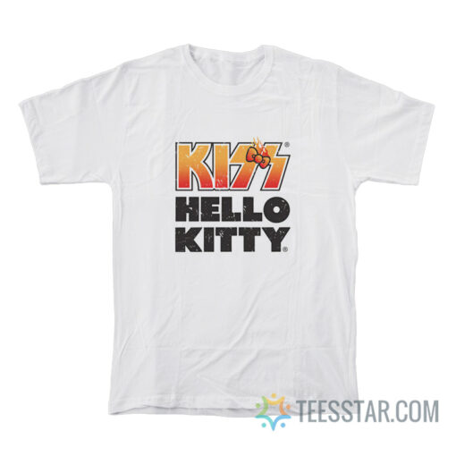 Kiss X Hello Kitty Collaboration T-Shirt