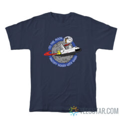 To The Moon Snoopy Soars With Nasa T-Shirt