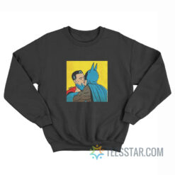 Batman And Superman Kissing Sweatshirt