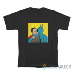 Batman And Superman Kissing T-Shirt