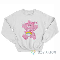 Care Bears I'm Fucking Struggling Bro Sweatshirt