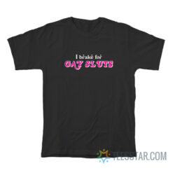 I Brake For Gay Sluts T-Shirt