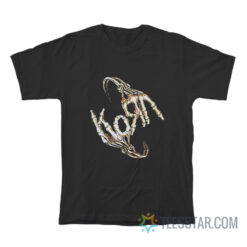 Korn Skeleton Fingers Logo T-Shirt