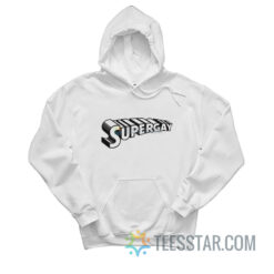 Supergay Superman Logo Parody Hoodie