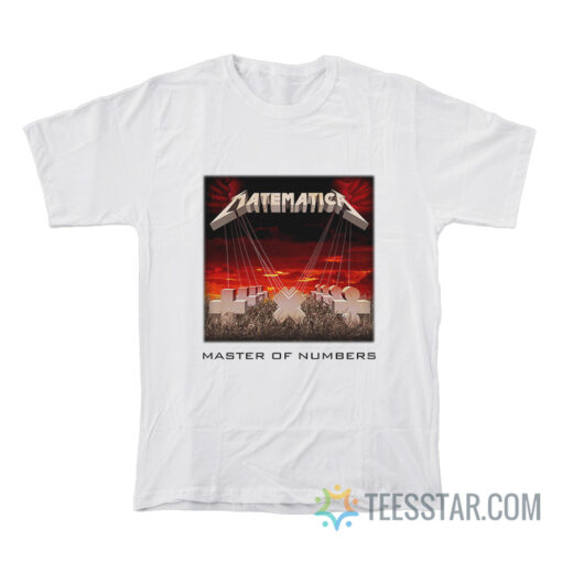 Metallica Matematica Master Of Numbers T-Shirt