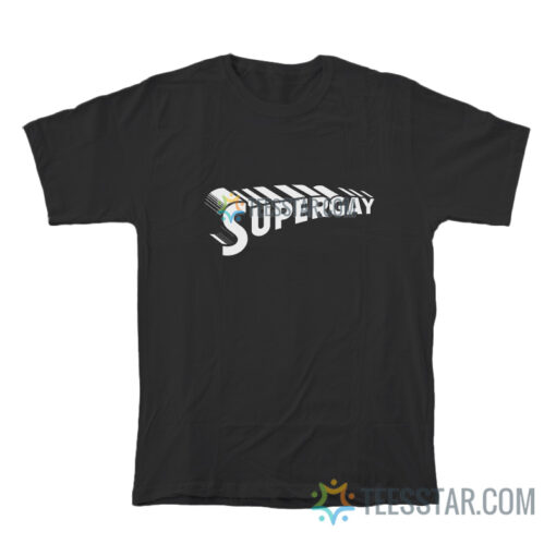 Supergay Superman Logo Parody T-Shirt