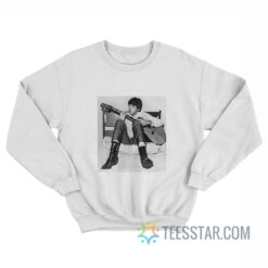 Paul McCartney Playing Guitar Sweatshirt