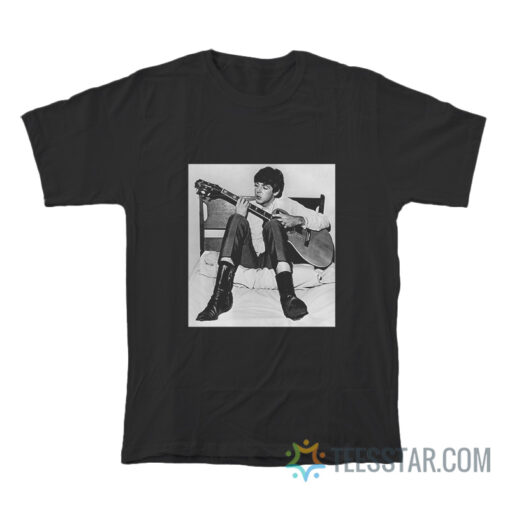 Paul McCartney Playing Guitar T-Shirt