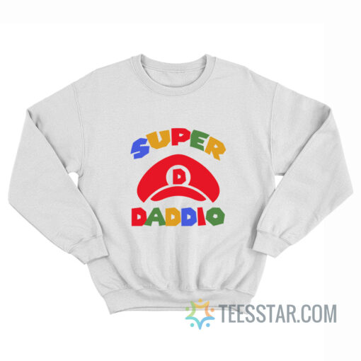 Super Daddio Super Mario Father's Day Sweatshirt