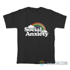 Social Anxiety Rainbow T-Shirt