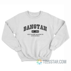 Bangtan Est 2013 You Taught Me How To Love Myself Sweatshirt