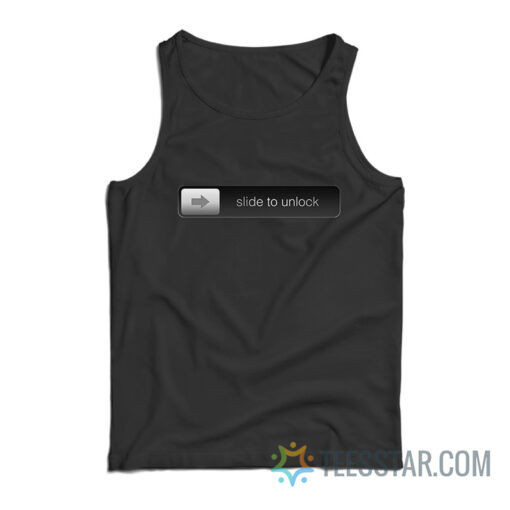 Iphone Slide To Unlock Tank Top