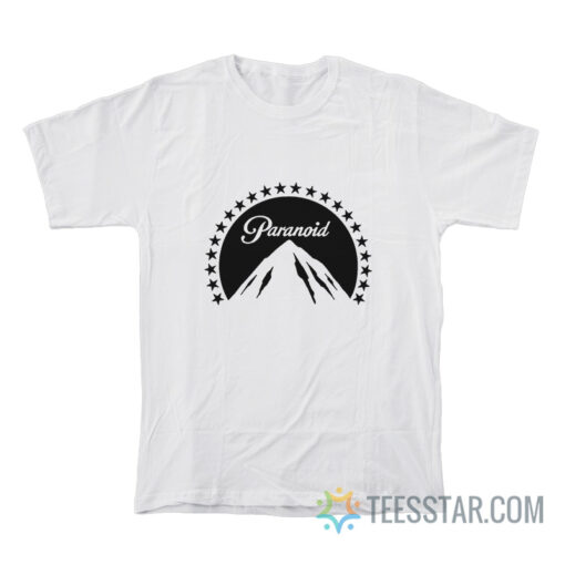 Paramount Paranoid Logo Parody T-Shirt