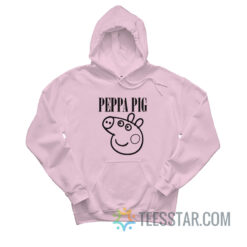 Peppa Pig Nirvana Logo Parody Hoodie