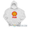 Shell Hell Logo Parody Hoodie