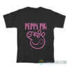 Peppa Pig Nirvana Logo Parody T-Shirt