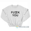 Chanel Fuck You Logo Parody Sweatshirt