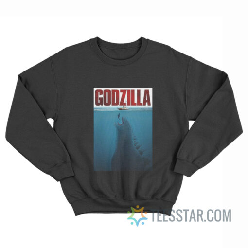 Godzilla Jaws Parody Hoodie