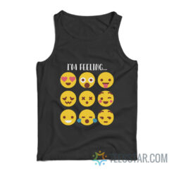 I'm Feeling Emoticon Mood Swings Tank Top