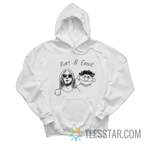 Kurt Cobain And Ernie Sesame Street Meme Hoodie