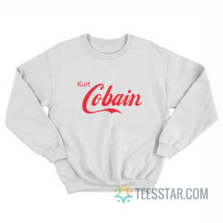 Kurt Cobain Coca-Cola Logo Parody Sweatshirt