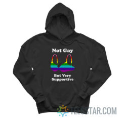 Not Gay But Very Supportive Hoodie