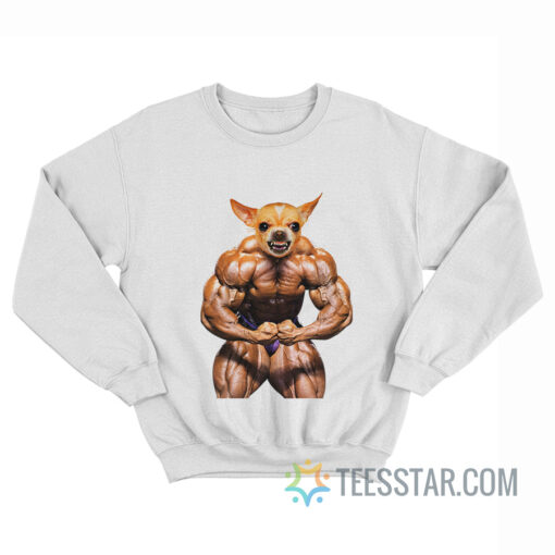 Sisley Chihuahua Body Builder Dog Sweatshirt