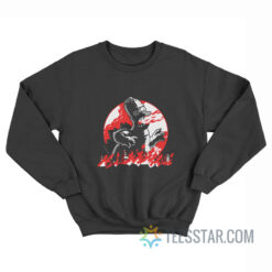 The Simpsons Godzilla Homer Red Moon Sweatshirt