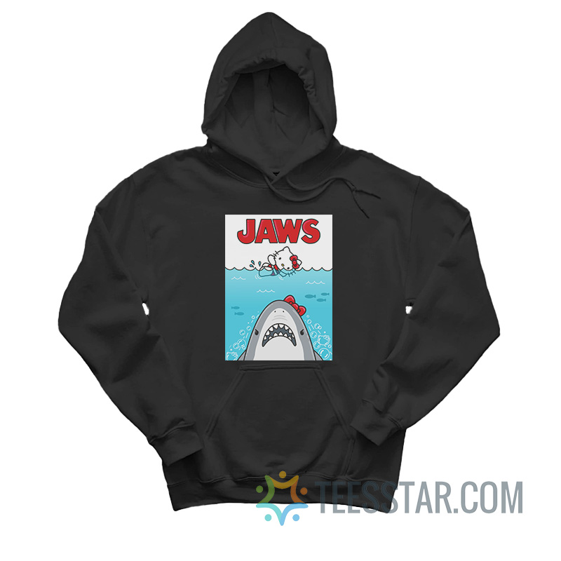 Universal Studios Hello Kitty x Jaws Hoodie - Teesstar.com