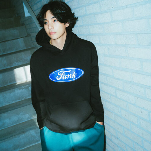 Kim Taehyung V Ford Funk Logo Parody Hoodie