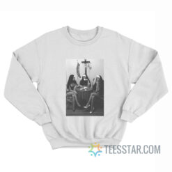 Nuns Naked Playing Card Smoking Sweatshirt