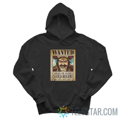 Roger's Wanted Poster One Piece Netflix Hoodie