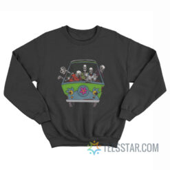 Scooby Doo Skeleton The Mystery Machine Sweatshirt