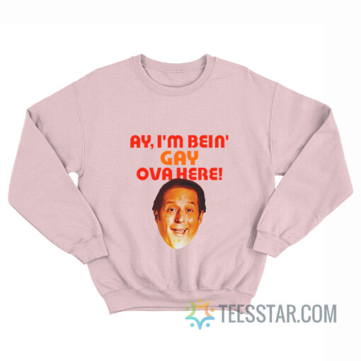 Sean Rinaldi For Comptroller Ay I'm Bein' Gay Ova Here Sweatshirt